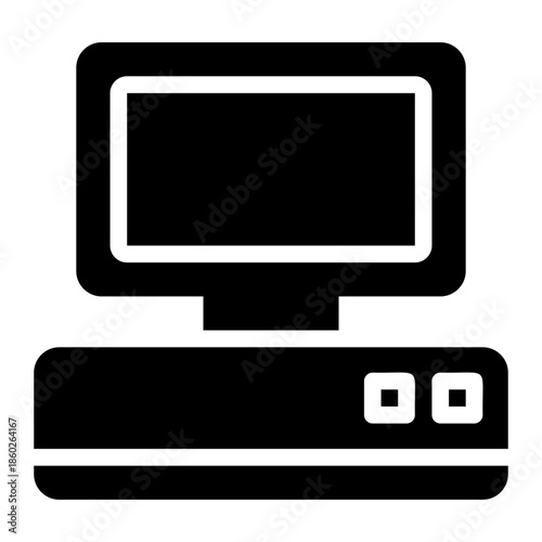 computer glyph icon