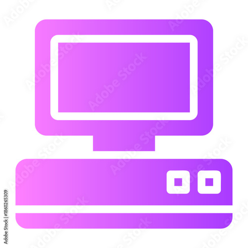 computer gradient icon
