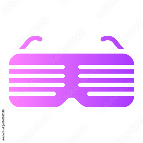 glasses gradient icon