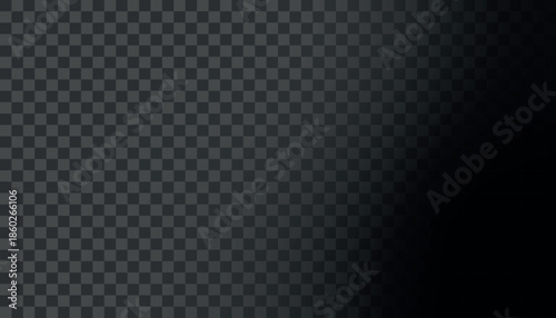 Black gradient background with shadow and transparent overlay