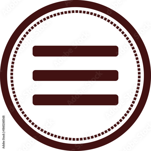 Hamburger menu icon vector collection. vector sign illustration. three line with round icon. Menu Button Icons Pack Symbol. Hamburger Menu Flat Icon. Menu Icons Vector Design Elements. round drop down