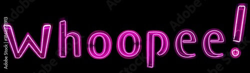 Fotografie Whoopee! pink neon lights