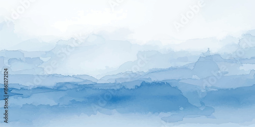 Minimalist Blue and White Watercolor Wash Texture for Creative Branding and Social Media