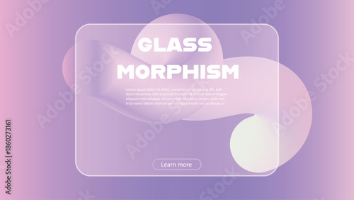 Glassmorphism effect a stunning glass overlay design with transparent and blurred elements