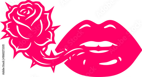 woman lips with black and white transparent smoking smoke vector silhouette of smoking lips 