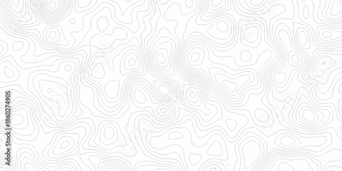 Minimal seamless area vector topo paper lines. Topographic contour lines grid map pattern design. Geographic mountain relief. Contour paper maps. Topo contour paper map background design.