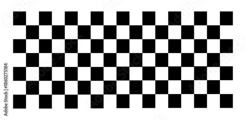 Black and white square grid pattern background with geometric lines, popular abstract design in vintage 90s style for posters, layouts, textures, and modern graphic projects.