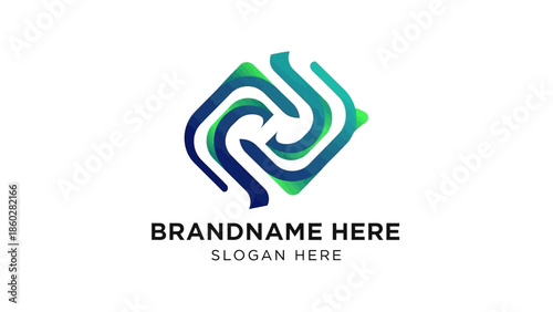 Modern Logo Design Template with Gradient.