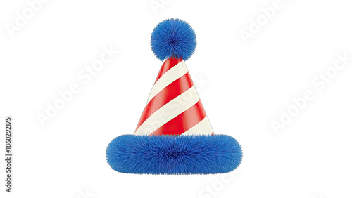 Party Hat Isolated on White Background