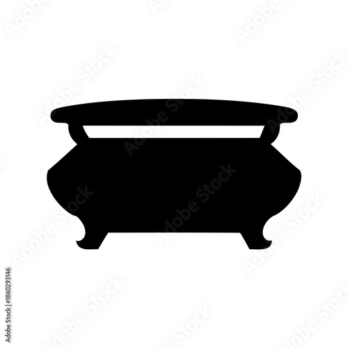 A vintage vessel for brewing a potion or storing treasures of old