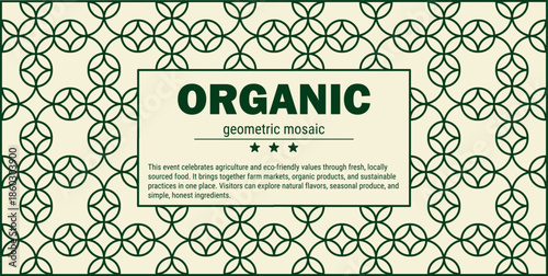 Organic fruit background with geometric mosaic plant of lime and farm leaf agriculture.