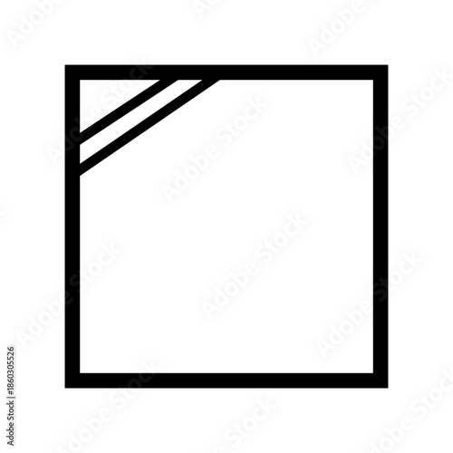 A square with diagonal lines in the corner. Dry in the shade. A square with two diagonal lines in the upper left corner. Avoid direct sunlight. Information on the garment label.