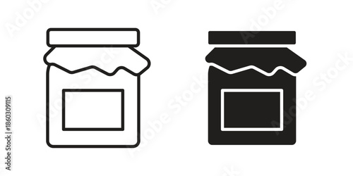 Jam icons. glyph icon vector on white background. Flat and line vector
