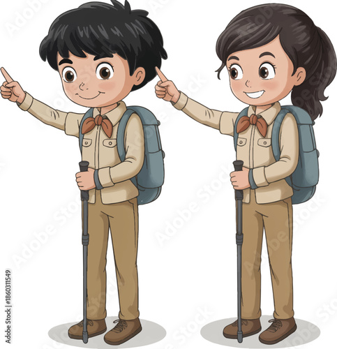 business man and woman