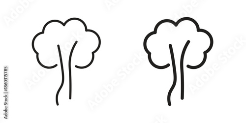 Smoke icons. glyph icon vector on white background. Flat and line vector
