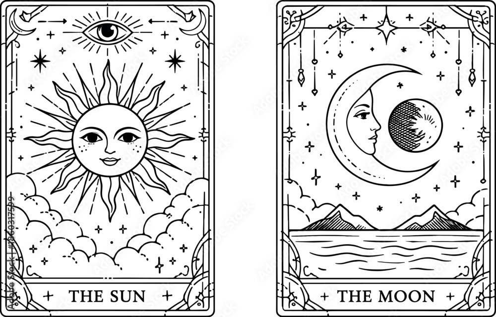 Obraz premium Tarot cards 