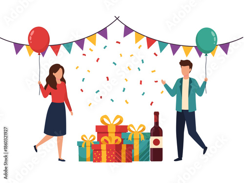 Celebrating Special Occasions with Gifts and Balloons