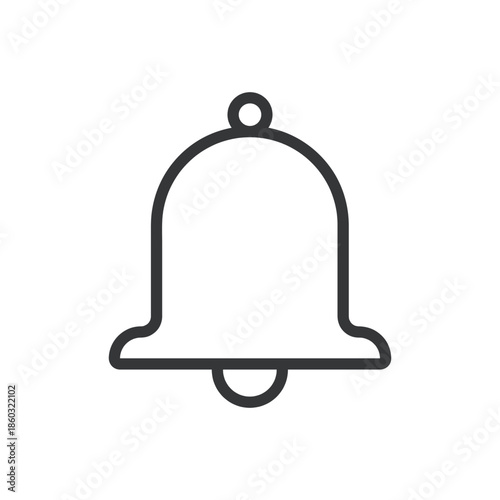 Basic interface line editable stroke icon. Vector illustration