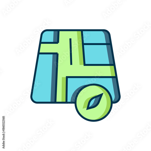 Filled outline Map pointer with taxi car icon isolated on white background. Location symbol. Flat filled outline style with shadow. Vector