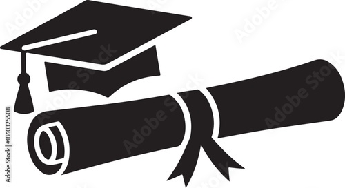 Graduation Ceremony Icon Vector Bundle