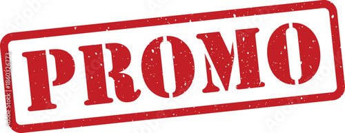 Red promo stamp
