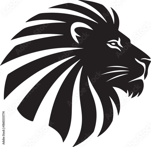 50 Lion Head Silhouette Icon Bundle