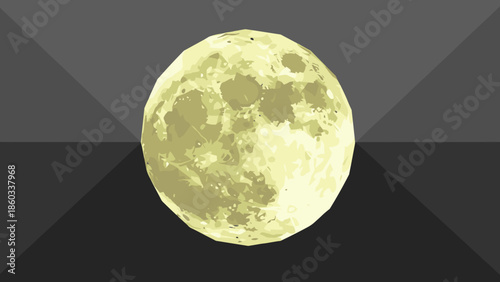 Detailed Lunar Surface A Captivating View of the Moons Terrain.