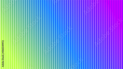 Abstract ribbed glass texture featuring vertical fluted lines with smooth colorful gradient transitions, modern luminous surface ideal for contemporary digital backgrounds and visual design projects