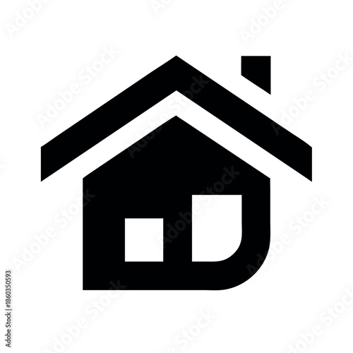 home icon on a white background