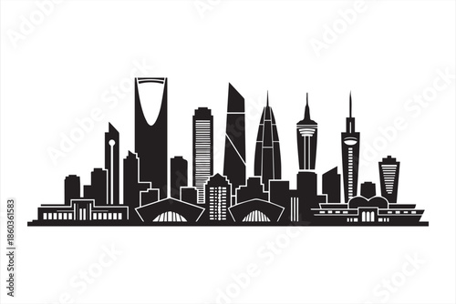 Tableau sur toile Riyadh Sity