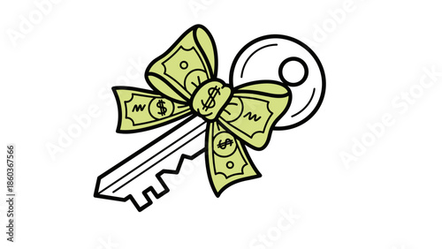 Key to Financial Success A Symbol of Wealth and Opportunity 1.