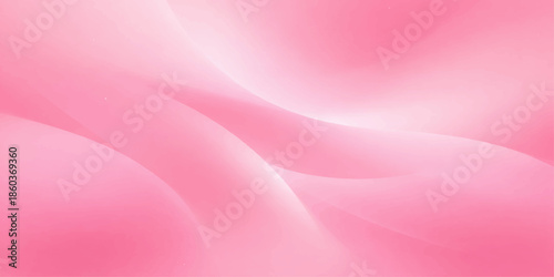 Soft pink abstract background with smooth curves and light effects