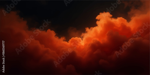 Vibrant orange flames rising against a dark background