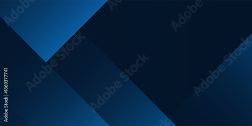 Abstract background gradient dark navy blue banner simple abstract