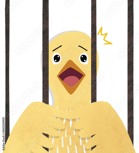 Fotografía a shocked guilty silly goose get caught