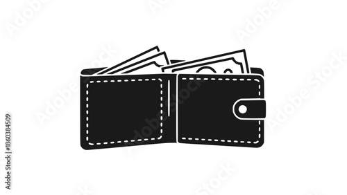 black wallet 