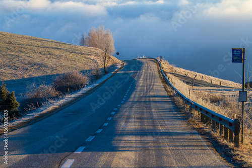 Landscape in Romania, Paltinis, Sibiu