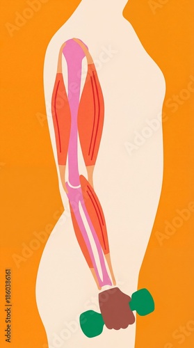 Anatomy of a Human Arm with...