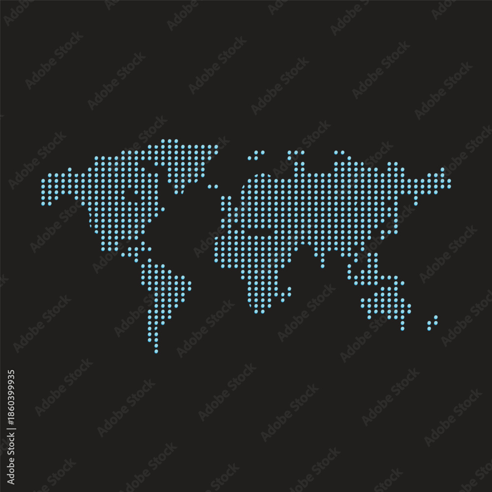 Fototapeta premium digital world globe