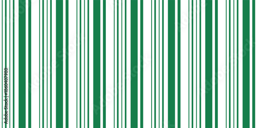Vintage green candy cane stripes Christmas holiday Vector Pattern. Retro french horizontal ticking stripes green white seamless pattern.vector Eps10