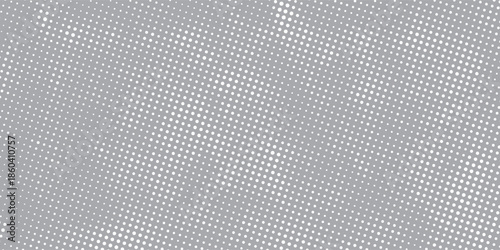 Contemporary light gray abstract backdrop featuring fine halftone dots and a clean, balanced composition. Perfect for flyers, posters, and modern design templates.