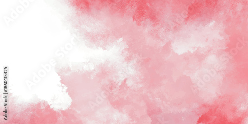 pink vector background with clouds. Abstract colorful clouds on gradient illustration. Modern design with grunge and marbled cloudy design. This design is used for wallpaper, poster, Chalkboard.