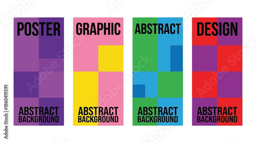 Vibrant abstract backgrounds for creative design projects