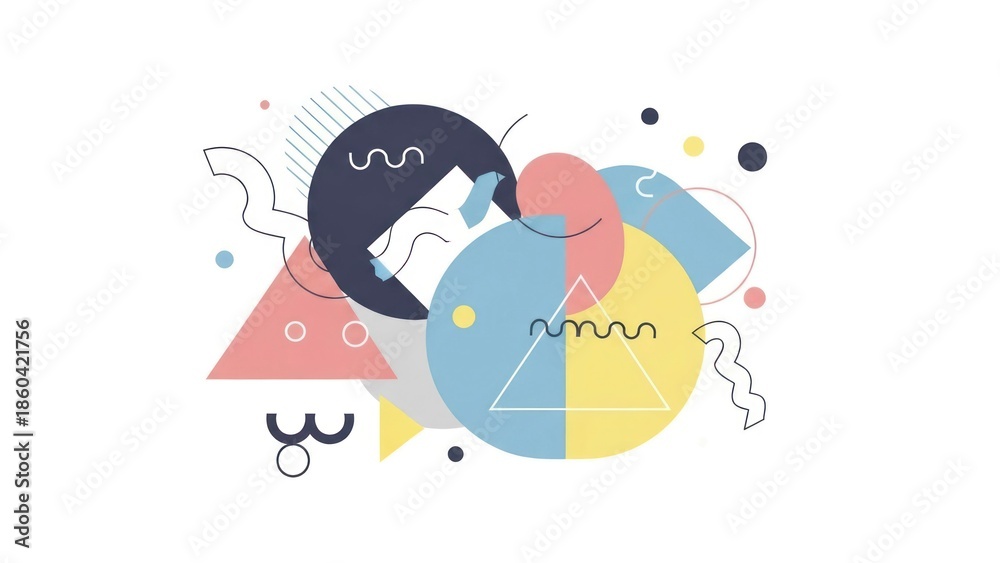 Obraz premium Abstract shapes