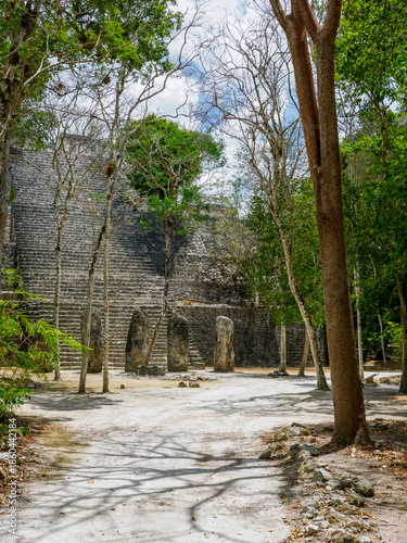 Calakmul, structure VII, Campeche, Mexique