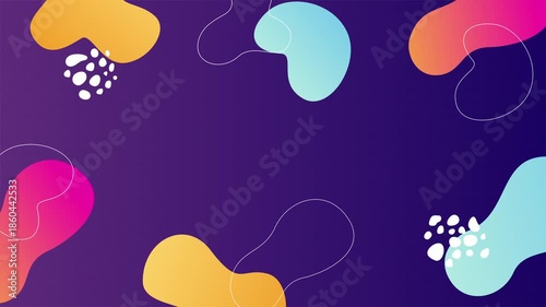 Colorful abstract fluid background with vibrant gradient shapes and smooth organic lines, ideal for modern presentations, social media visuals, posters, banners, and creative digital projects.