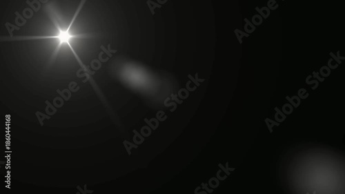 camera lens streak flare golden yellow light glowing alpha channel loop able animation