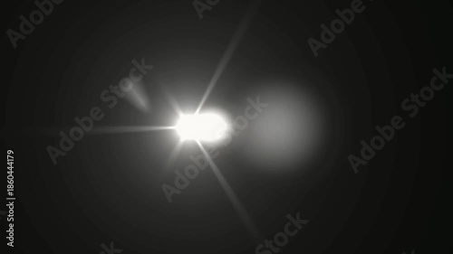camera lens streak flare golden yellow light glowing alpha channel loop able animation