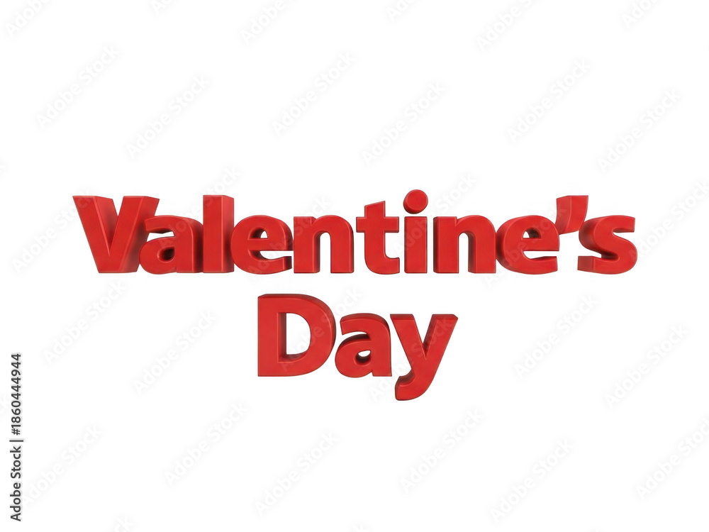 Fototapeta premium Celebrate valentine's day isolated on transparent background