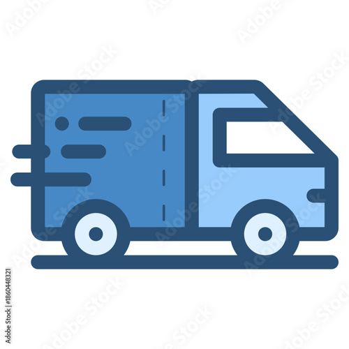 fast delivery service truck icon